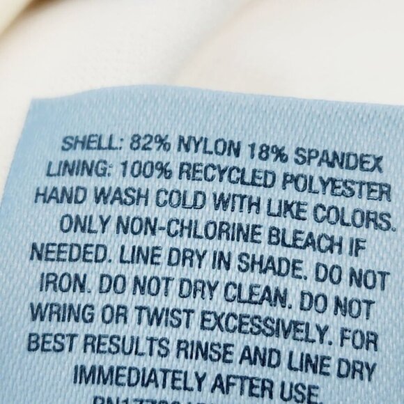 Tropical Floral One-Piece Swimsuit  Adjustable Straps By Shade  Shore Size S - Picture 10 of 10